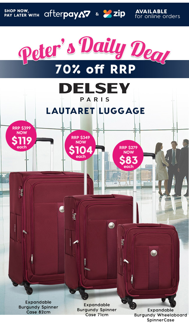 delsey luggage peters of kensington