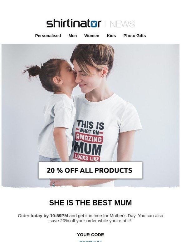 Order today and get it for mother day!