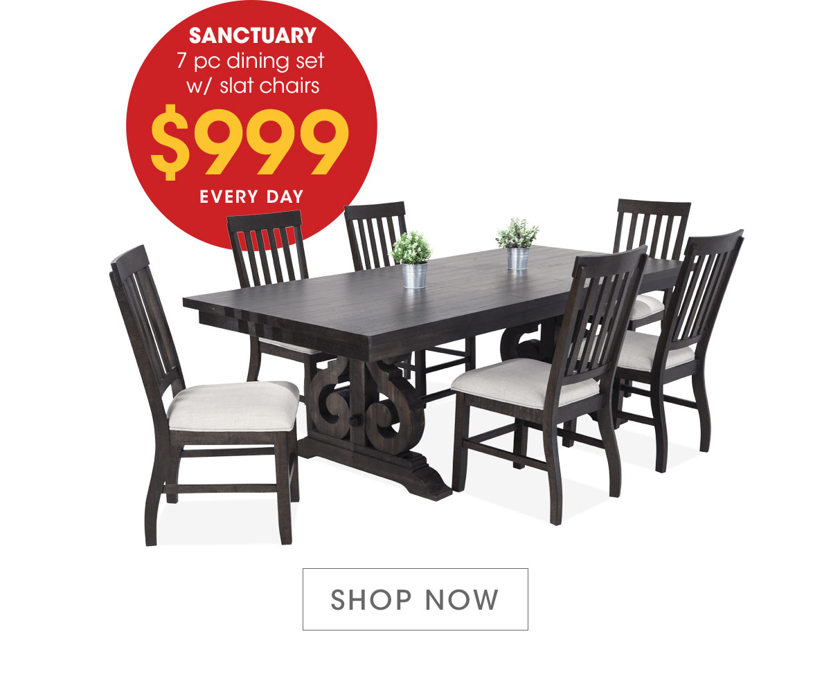 Bobs Discount Furniture A Table to Dine For! Milled