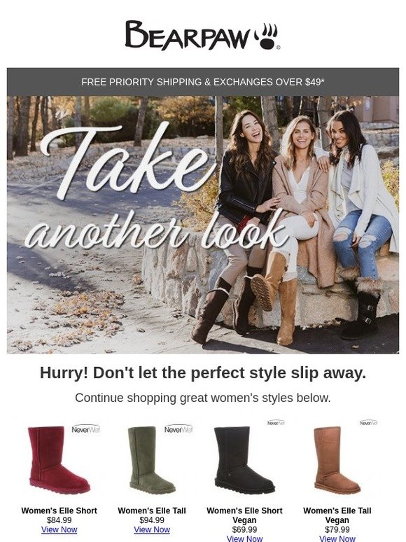 bearpaw vegan elle tall