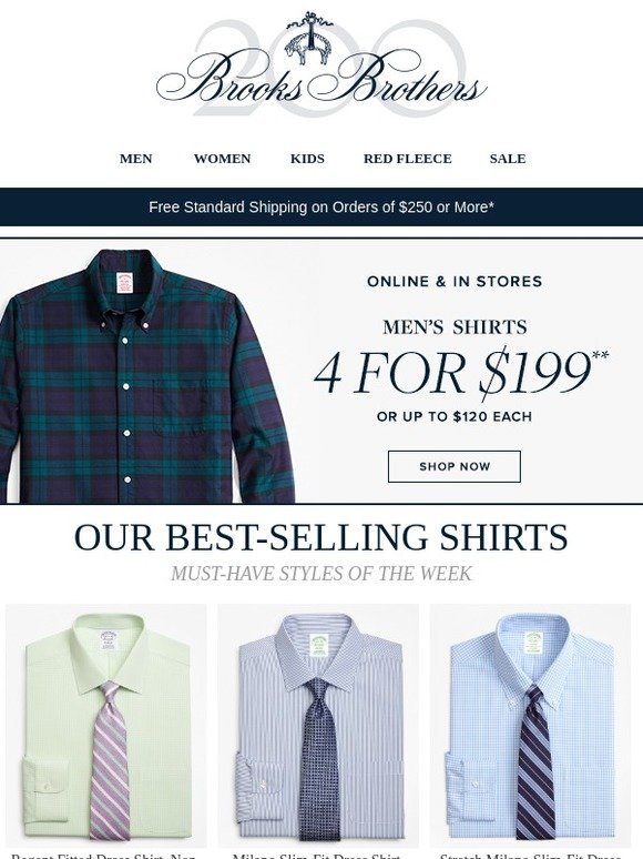 4 for 199 brooks brothers