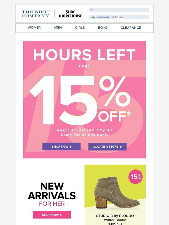 🕑‘S TICKING... 15% Off Ends Today!