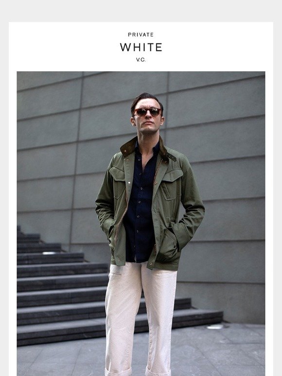 Private White VC NEW Spring Field Jacket Milled