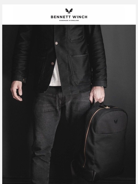 Bennett Winch: The Black Backpack | Milled