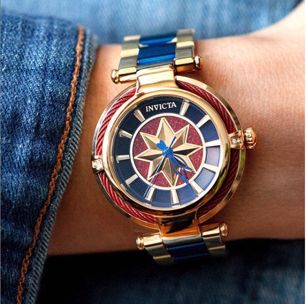 captain marvel invicta watch