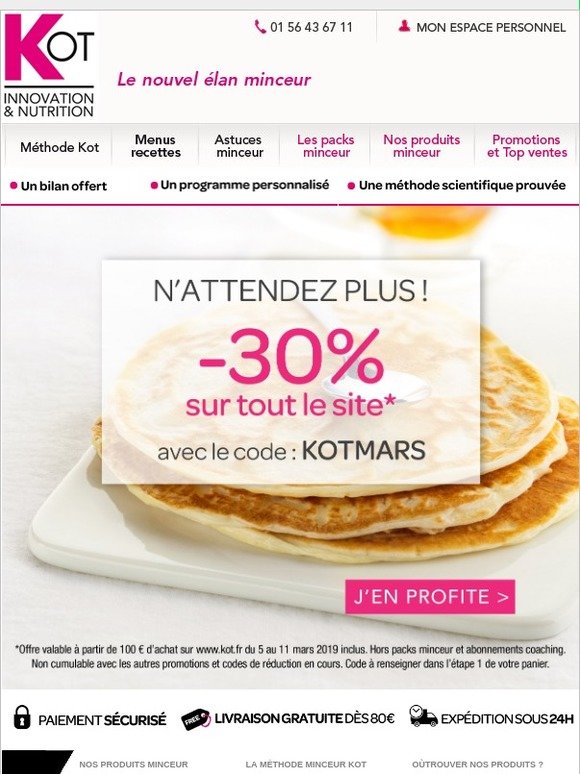 -30% sur tous les produits !