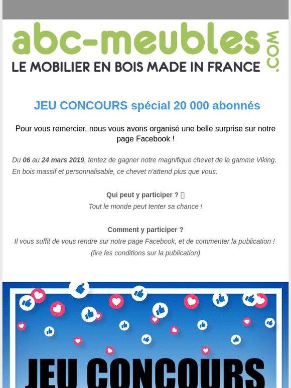 🎁 Nous vous avons organisé une surprise 🎁