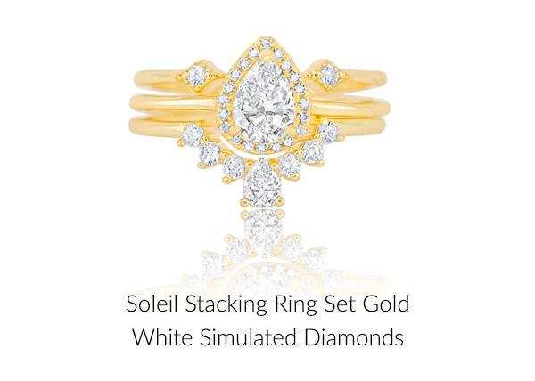 Melinda maria deals soleil stacking ring