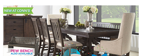 Conns dining room table hot sale