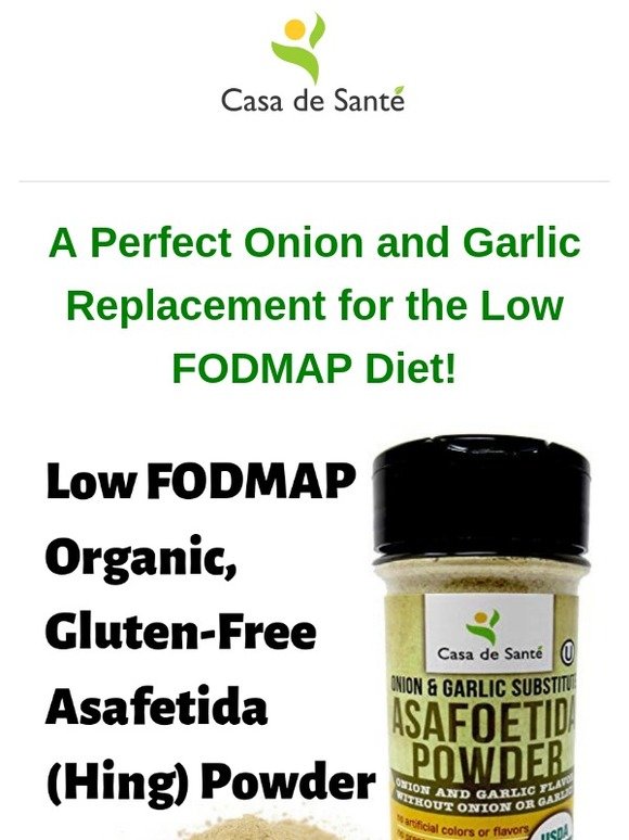 Casa de Sante Have You Tried Our Low FODMAP Asafoetida? A