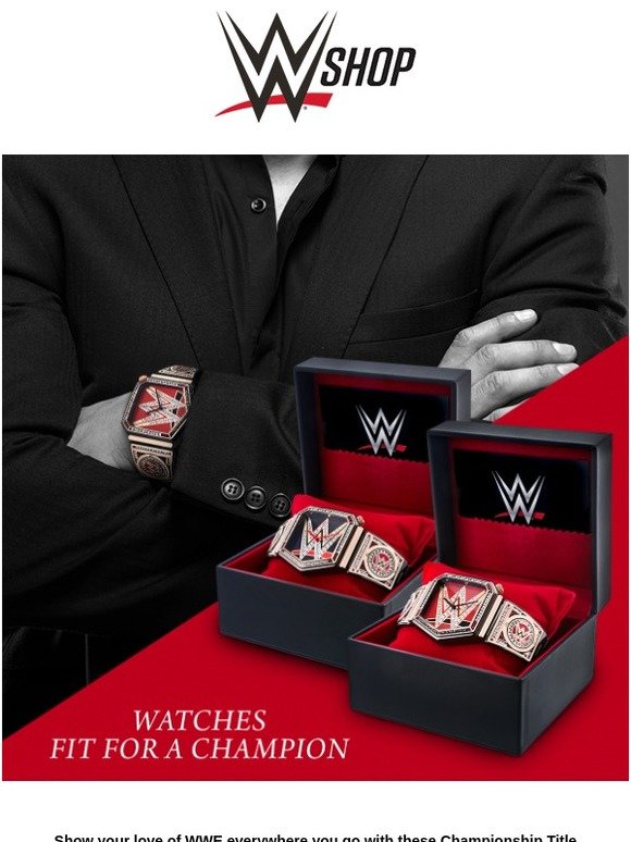 Wwe Championship Title Collector s Watch 2024 favors