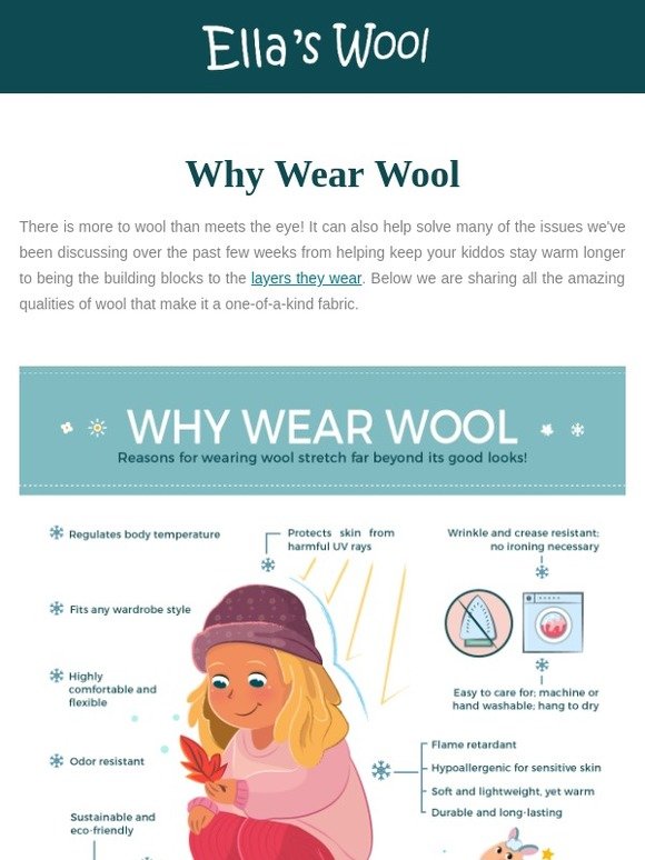 Why wear wool?