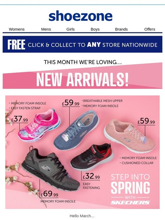 Shoe Zone New shoes? You've got it! Milled