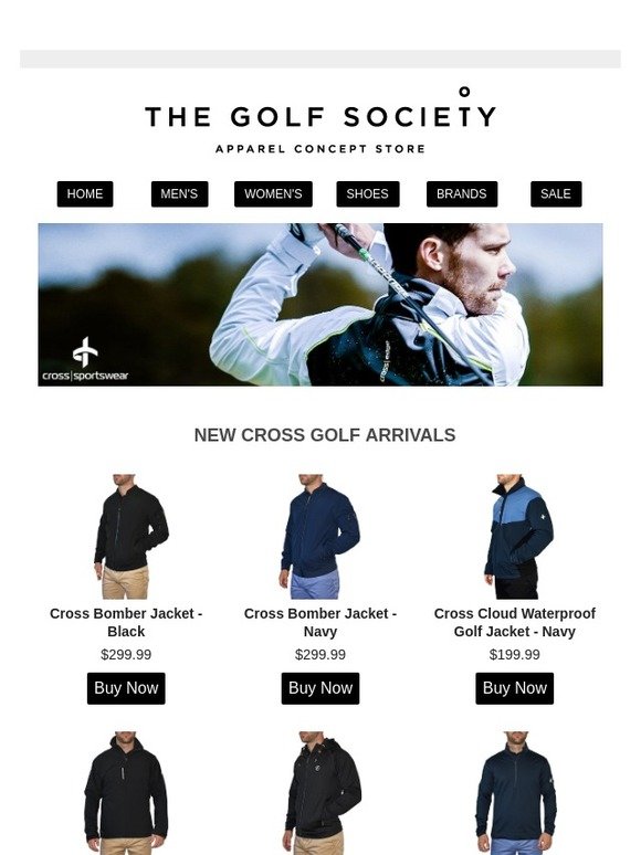 cross golf jacket