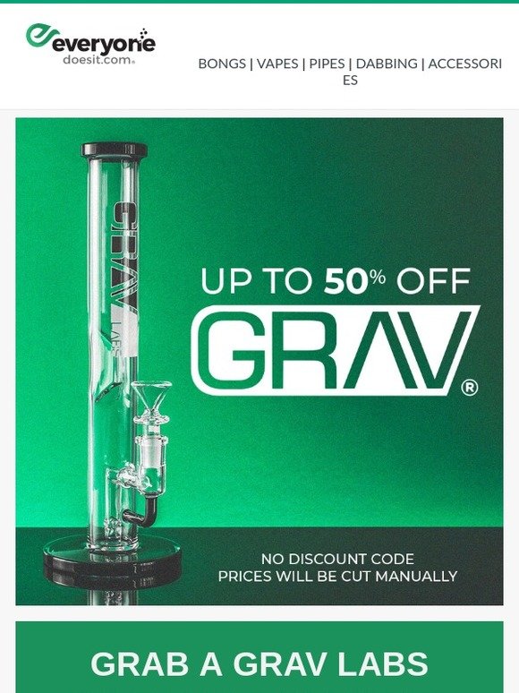 Grab a Grav Labs Bong or Pipe!