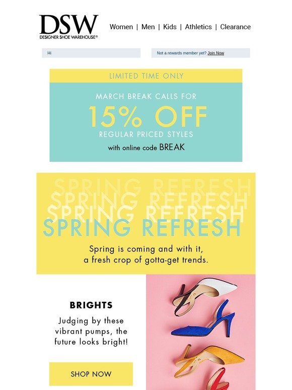 NEED: 15% off these spring trends✨