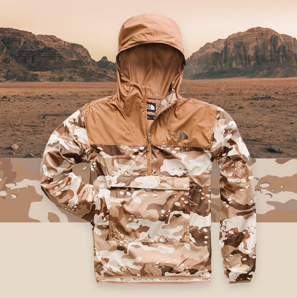 north face desert camo jacket