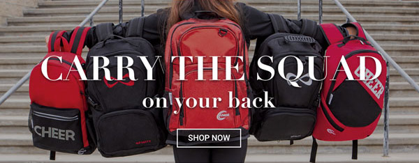 omni cheer glitter backpack
