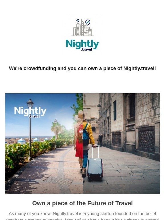 Nightly.travel is crowdfunding!