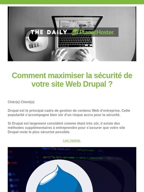 Sécurisez votre site Drupal grâce à son LSCache gratuit offert avec The World VIP