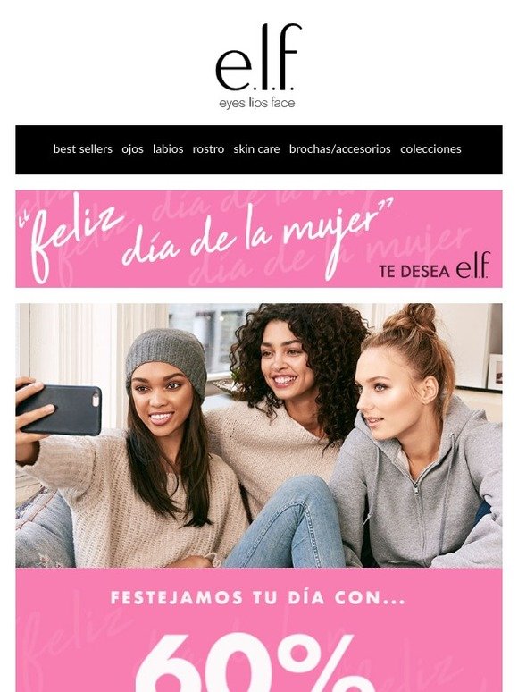 💁Festejamos tu día con un 60% OFF en toda la tienda 👑