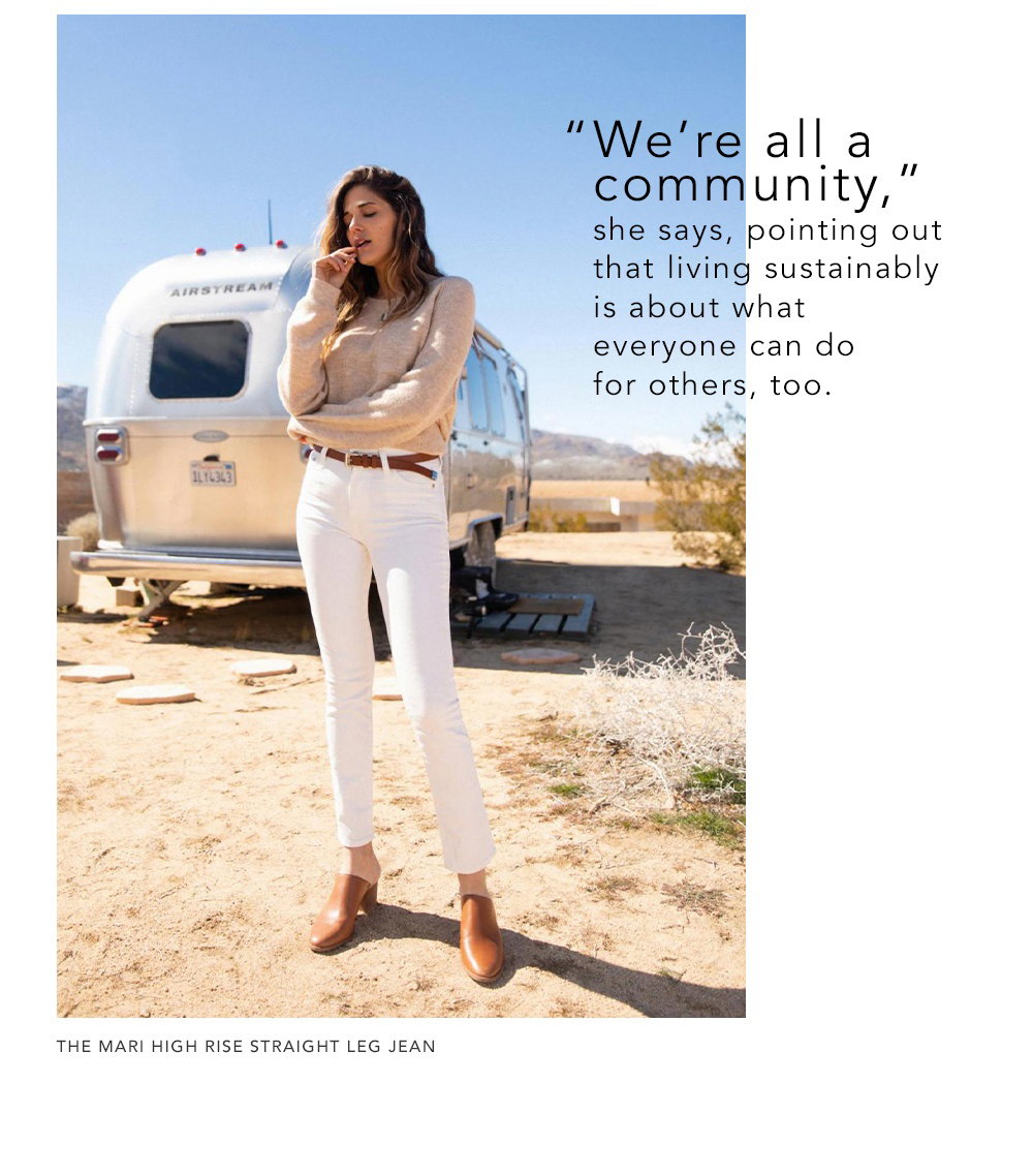 The Mari High Rise Straight Leg Jean