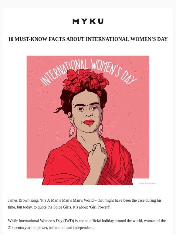 10 must-know facts about International Women’s day 🙋