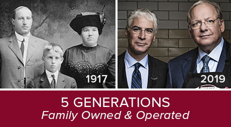  5 GENERATIONS - Family Owned & Operated