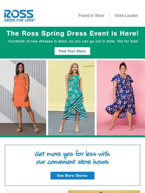 auw dresses from ross