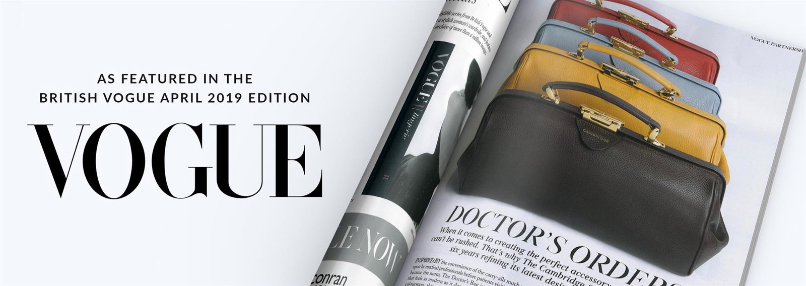 Doctors Bag | As Featured In The British Vogue April 2019 Edition