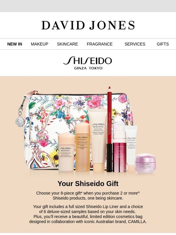 shiseido sunscreen david jones