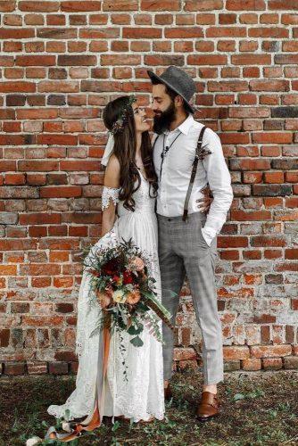 bohemian wedding look