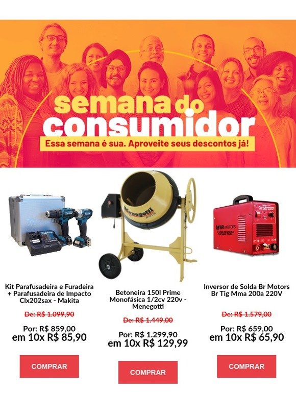 Semana do consumidor - PRA VOCÊ abra :)