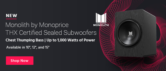 monoprice sealed subwoofer