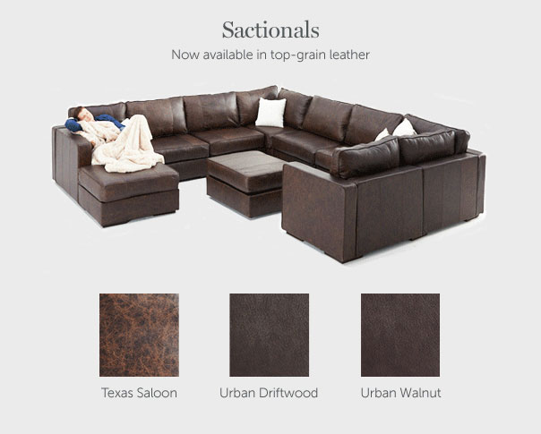 SSACTIONALS: Now available in top-grain leather.
