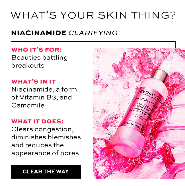 revolution skincare niacinamide essence spray