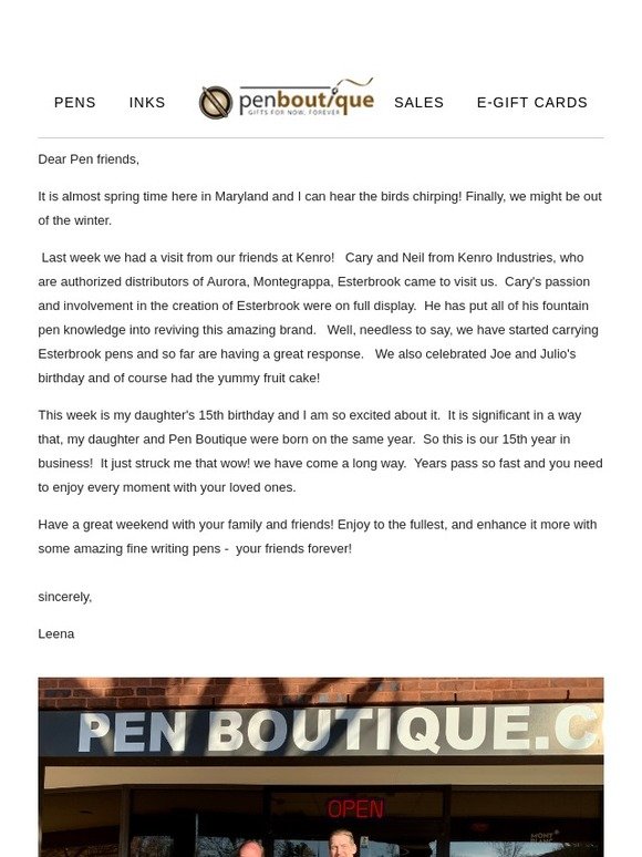 Pen Boutique Ltd Significance of my daughter s birthday with Pen