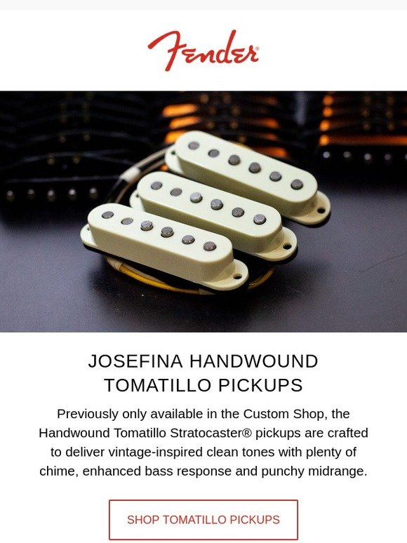 fender tomatillo pickups