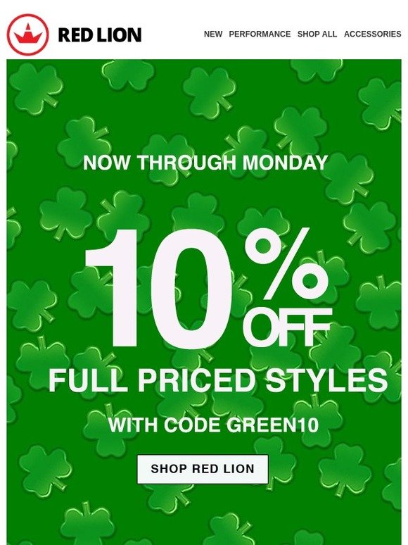 Red Lion Celebrates the luck of the Irish!