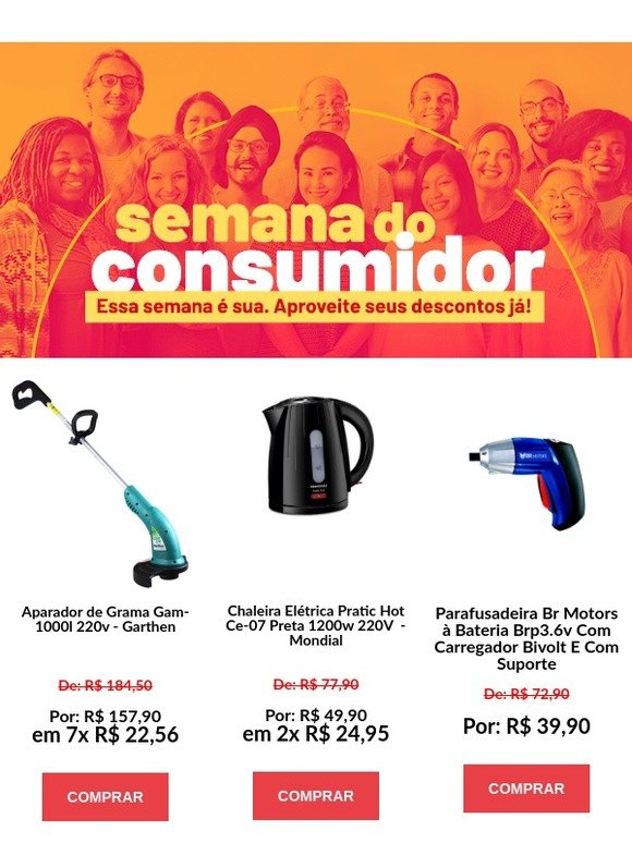 50% desconto no FRETE SUL e SP - Produtos com até 60% OFF