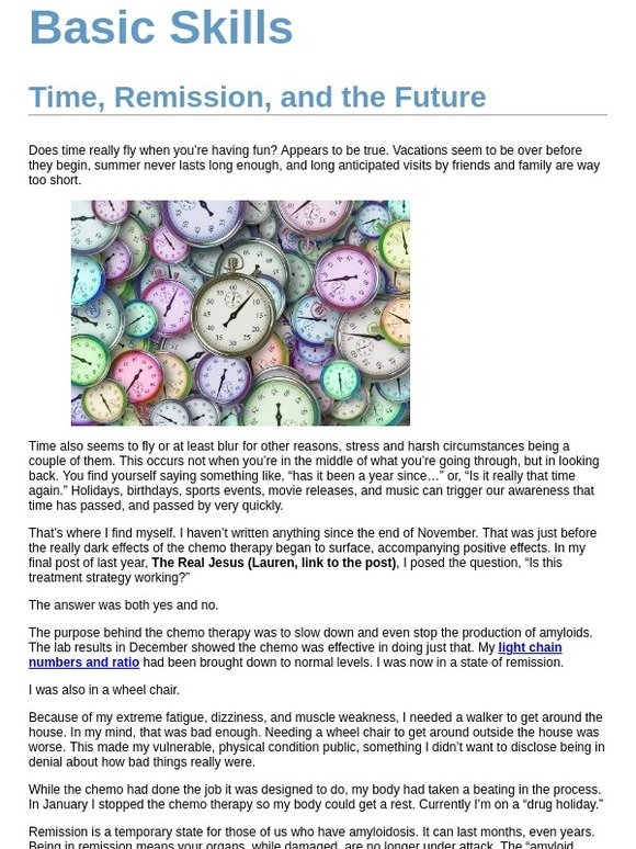 Time, Remission, and the Future