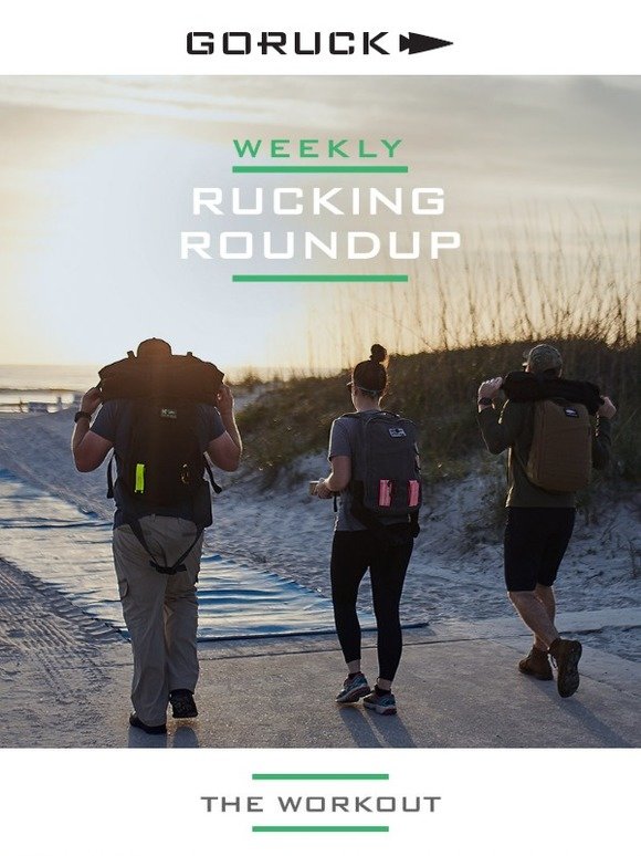 GORUCK: Weekly Rucking Roundup: Beach PT to Earn Your Donuts | Milled
