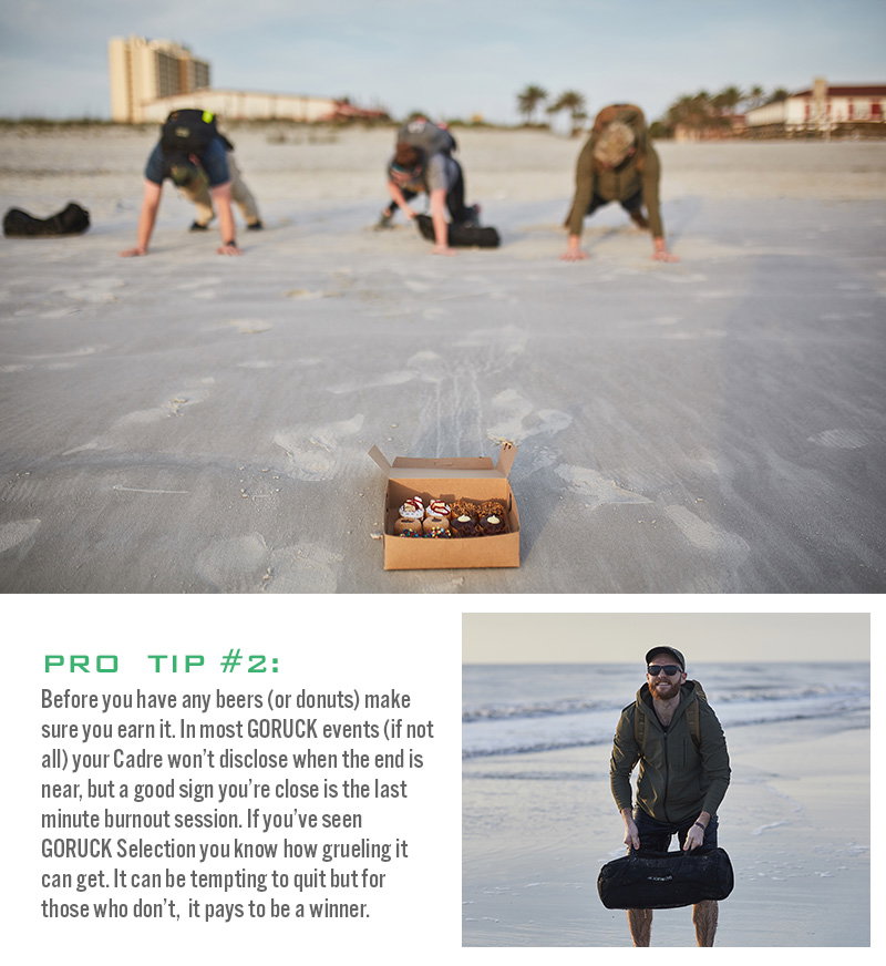 GORUCK: Weekly Rucking Roundup: Beach PT to Earn Your Donuts | Milled
