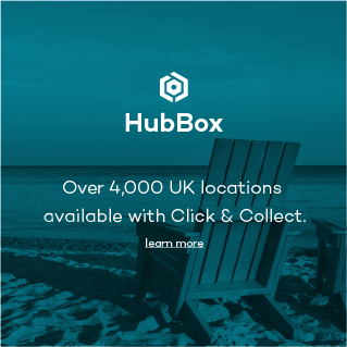 HubBox 
Over 4,000 UK locations available with Click & Collect
Learn more