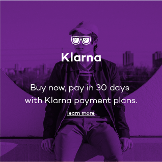 Klarna 
Buy now, pay in 30 days with Klarna payment plans
Learn more