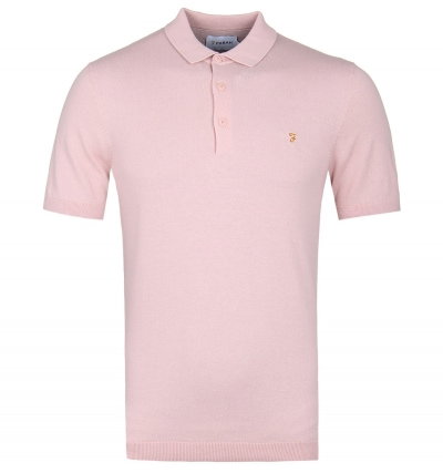 Farah Ben Rose Knitted Polo Shirt