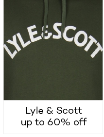 Lyle & Scott 
up to 60% off