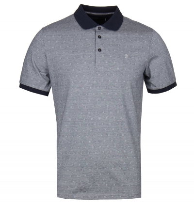 Farah Haringey Navy Polo Shirt