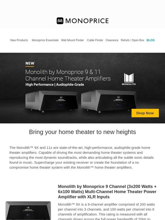 Monolith 9 \u0026 11 Channel Amps HAVE 
