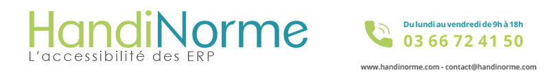 Handinorme, l'accessibilité des ERP